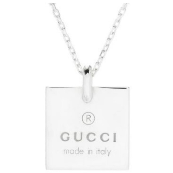 gucci square necklace
